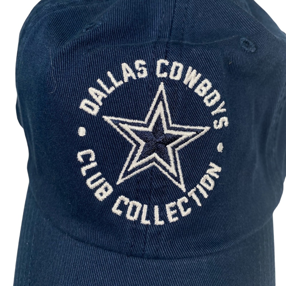 RARE Dallas Cowboys NEW Club Collection Cap Strapback NFL Football Navy‎ Hat NWT - Picture 4 of 10